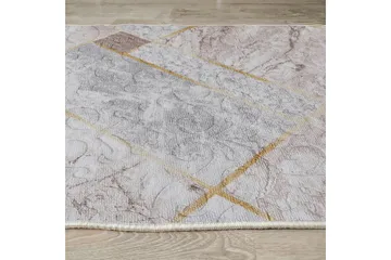Dina Bomullsmatta 100x300 cm Rektangulär - Vit - Textil & mattor - Mattor - Modern matta - Bomullsmatta