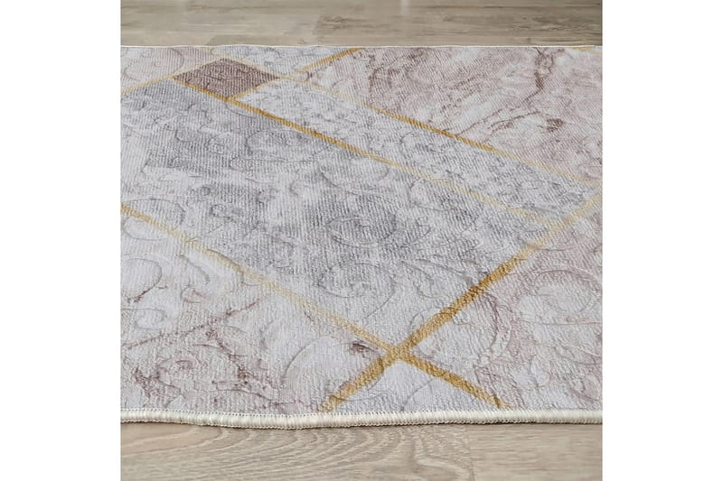 Dina Bomullsmatta 100x300 cm Rektangulär - Vit - Textil & mattor - Mattor - Modern matta - Bomullsmatta