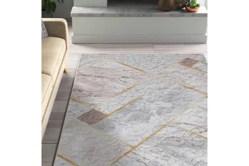 Dina Bomullsmatta 100x300 cm Rektangulär - Vit - Textil & mattor - Mattor - Modern matta - Bomullsmatta