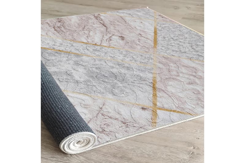 Dina Bomullsmatta 100x300 cm Rektangulär - Vit - Textil & mattor - Mattor - Modern matta - Bomullsmatta