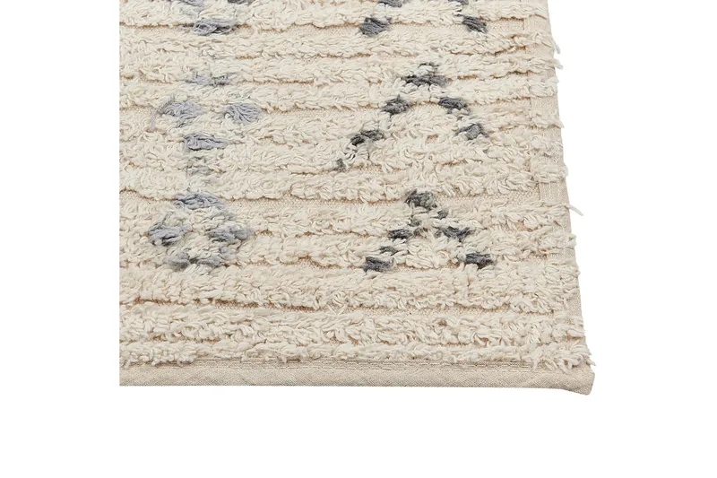 Dispur Bomullsmatta 160x230 cm - Beige - Textil & mattor - Mattor - Modern matta - Bomullsmatta