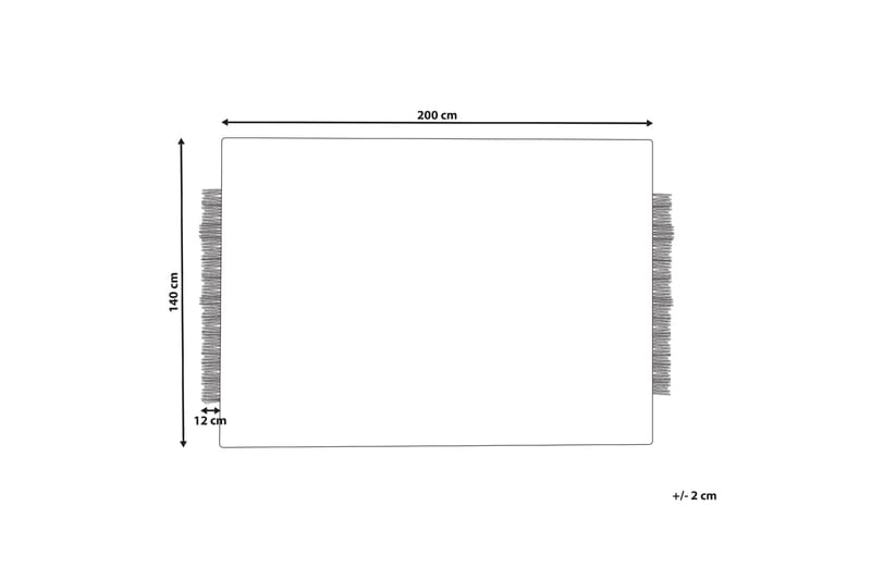 Divarli Ullmatta 140x200 cm - Beige - Textil & mattor - Mattor - Modern matta - Ullmatta