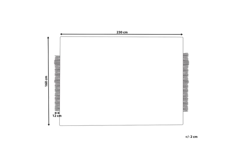 Divarli Ullmatta 160x230 cm - Beige - Textil & mattor - Mattor - Modern matta - Ullmatta