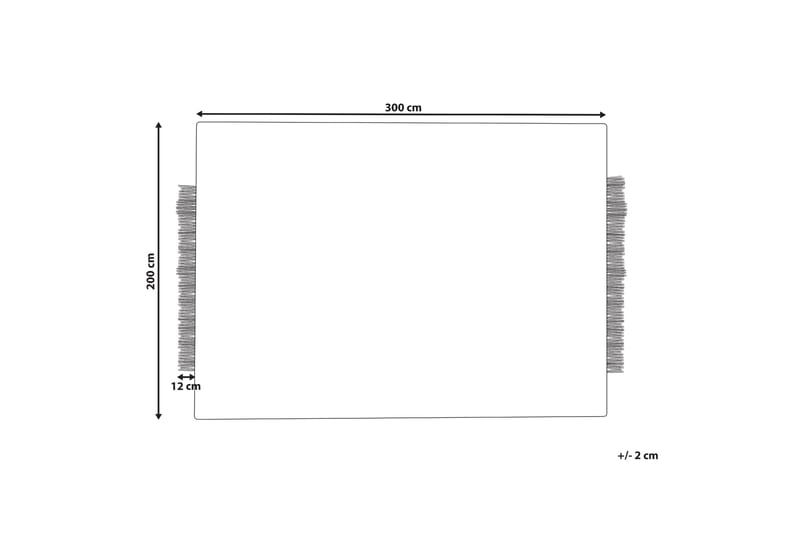 Divarli Ullmatta 200x300 cm - Beige - Textil & mattor - Mattor - Modern matta - Ullmatta
