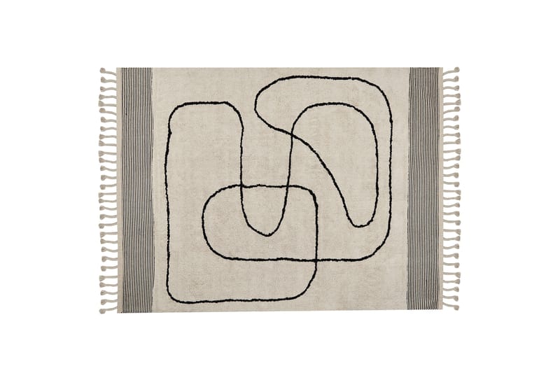 Dokuz Ryamatta 160x230 cm - Beige - Textil & mattor - Mattor - Modern matta - Ryamatta & luggmatta