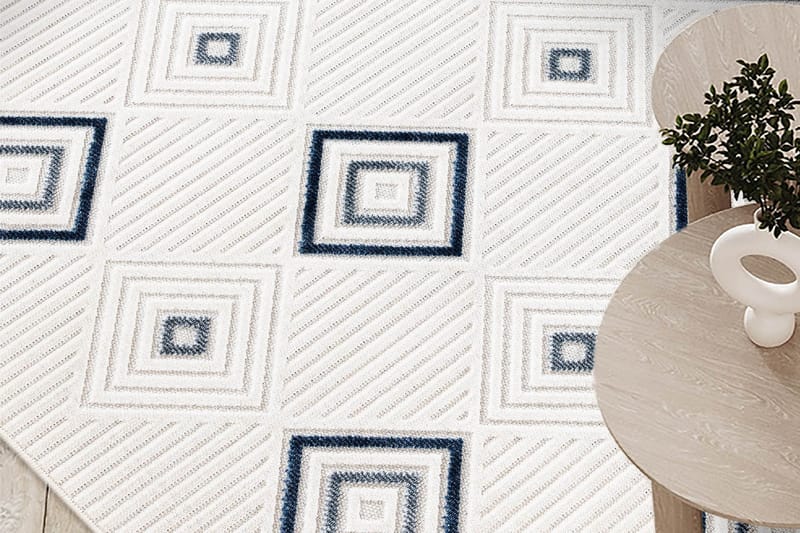 Dope Wiltonmatta 196x290 cm Rektangulär - Blå - Textil & mattor - Mattor - Modern matta - Friezematta