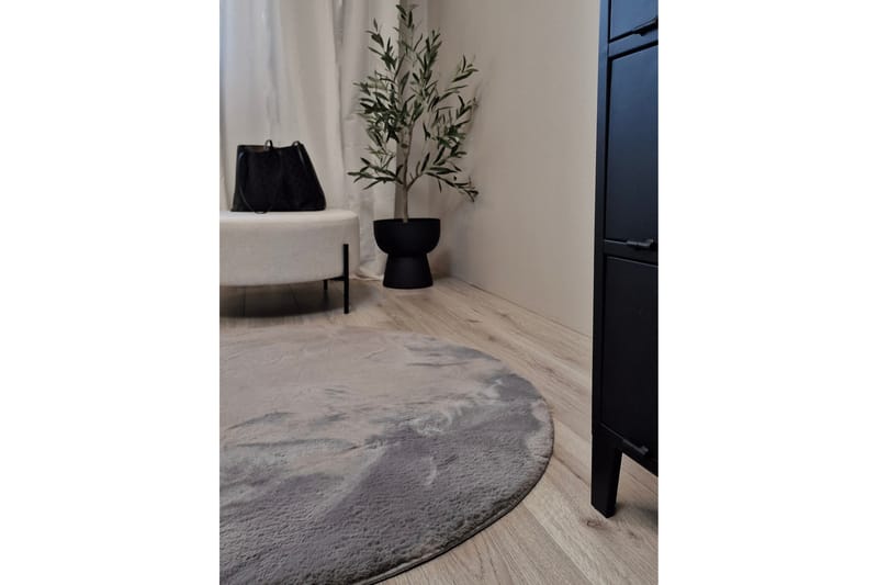 Dream Ryamatta Antracit 240 cm Rund - Antracit - Textil & mattor - Mattor - Modern matta - Ryamatta & luggmatta