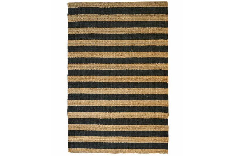 Eddie Jutematta 120x180 cm Rektangulär - Beige/Svart - Textil & mattor - Mattor - Modern matta - Sisalmattor