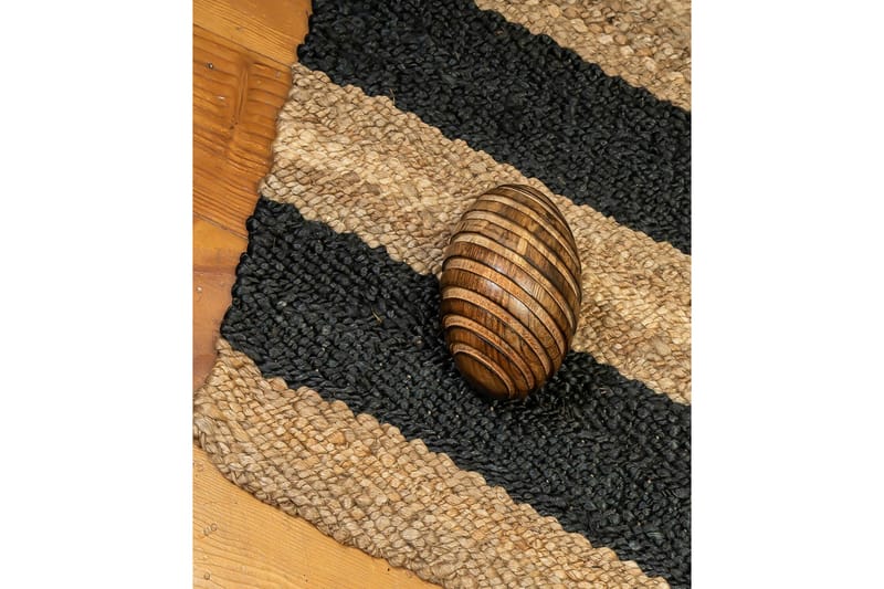 Eddie Jutematta 120x180 cm Rektangulär - Beige/Svart - Textil & mattor - Mattor - Modern matta - Sisalmattor
