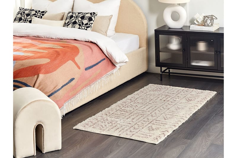 Edirne Bomullsmatta 80x150 cm - Beige - Textil & mattor - Mattor - Modern matta - Bomullsmatta