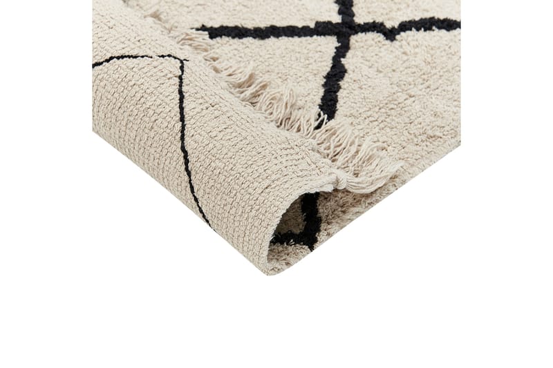 Eldes Ryamatta 160x230 cm - Beige - Textil & mattor - Mattor - Modern matta - Ryamatta & luggmatta