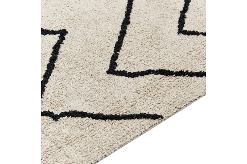 Eldes Ryamatta 160x230 cm - Beige - Textil & mattor - Mattor - Modern matta - Ryamatta & luggmatta