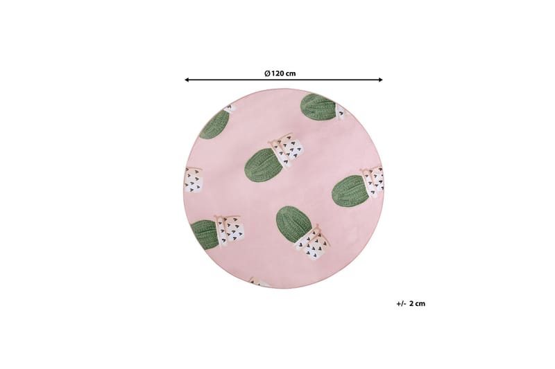 Eldivan Ryamatta 120x120 cm - Rosa - Textil & mattor - Mattor - Heltäckningsmatta