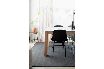 Elsa Matta 80x300 cm Svart - Vm Carpet - Textil & mattor - Mattor - Modern matta - Ullmatta