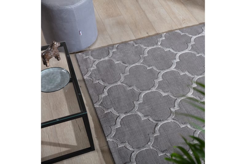 Elsher Ryamatta 180x120 cm - Grå - Textil & mattor - Mattor - Modern matta - Ryamatta & luggmatta