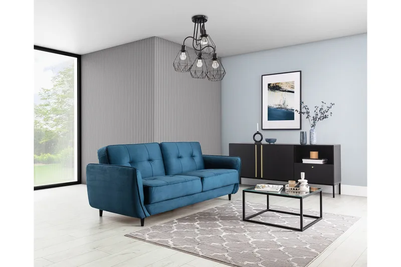 Elsher Ryamatta 180x120 cm - Grå - Textil & mattor - Mattor - Modern matta - Ryamatta & luggmatta