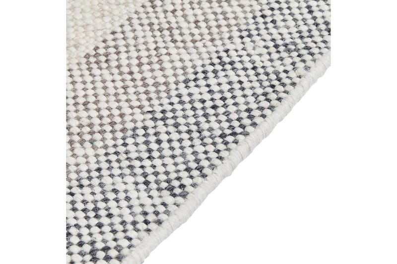 Emirler Ullmatta 140x200 cm - Svart/Vit - Textil & mattor - Mattor - Modern matta - Ullmatta