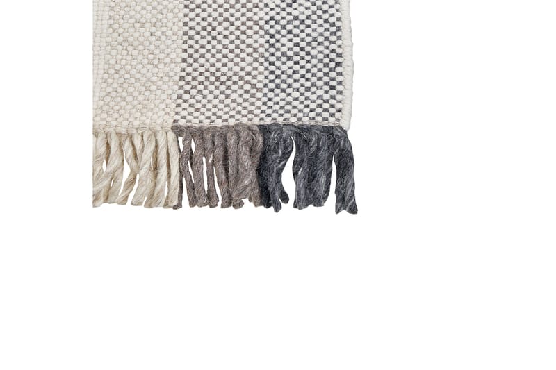 Emirler Ullmatta 140x200 cm - Svart/Vit - Textil & mattor - Mattor - Modern matta - Ullmatta