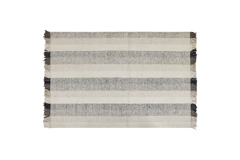 Emirler Ullmatta 160x230 cm - Svart/Vit - Textil & mattor - Mattor - Modern matta - Ullmatta