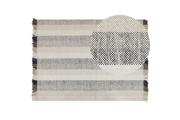 Emirler Ullmatta 160x230 cm - Svart/Vit - Textil & mattor - Mattor - Modern matta - Ullmatta