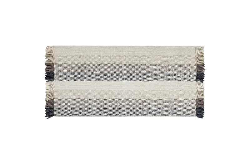 Emirler Ullmatta 80x150 cm, Svart/Vit