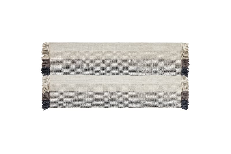 Emirler Ullmatta 80x150 cm - Svart/Vit - Textil & mattor - Mattor - Modern matta - Ullmatta