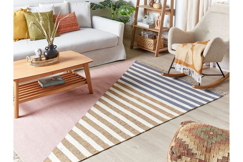 Engiz Ullmatta 140x200 cm - Rosa - Textil & mattor - Mattor - Modern matta - Ullmatta