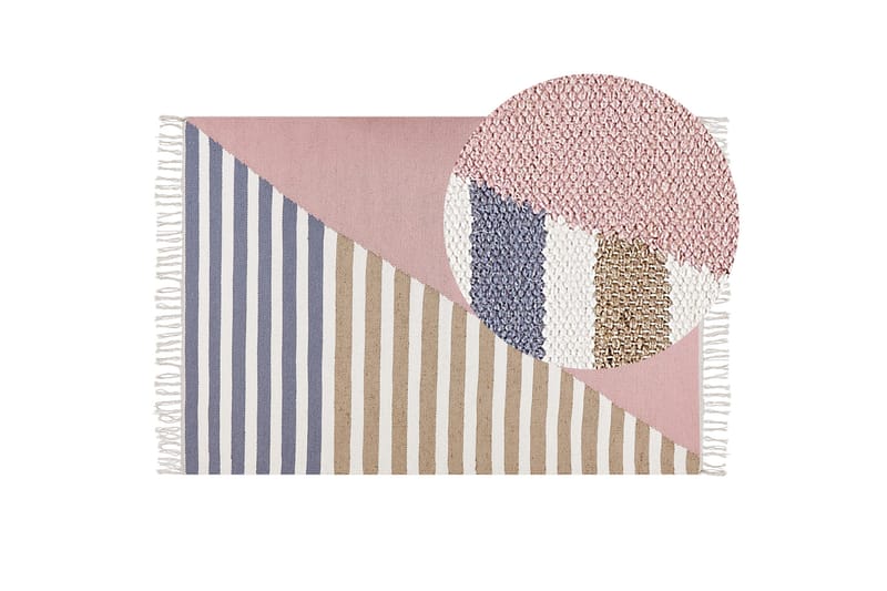 Engiz Ullmatta 140x200 cm - Rosa - Textil & mattor - Mattor - Modern matta - Ullmatta