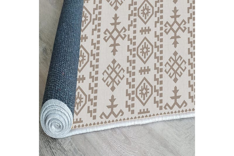 Ennoxeon Bomullsmatta 100x300 cm Rektangulär - Vit - Textil & mattor - Mattor - Modern matta - Bomullsmatta