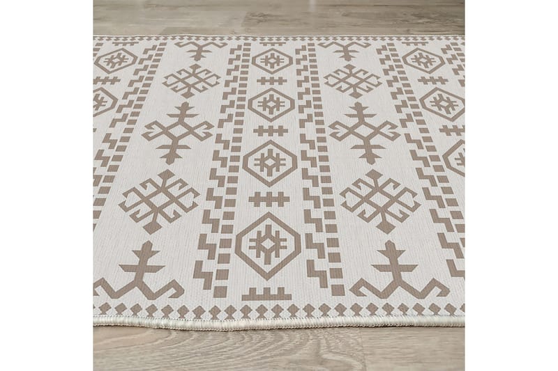 Ennoxeon Bomullsmatta 100x300 cm Rektangulär - Vit - Textil & mattor - Mattor - Modern matta - Bomullsmatta