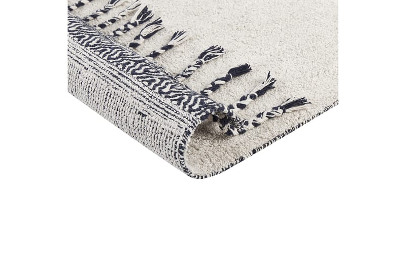 Eray Ryamatta 140x200 cm - Svart/Vit - Textil & mattor - Mattor - Modern matta - Ryamatta & luggmatta