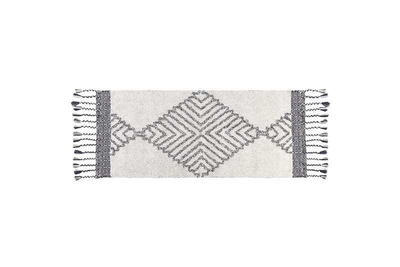 Eray Ryamatta 80x150 cm, Svart/Vit