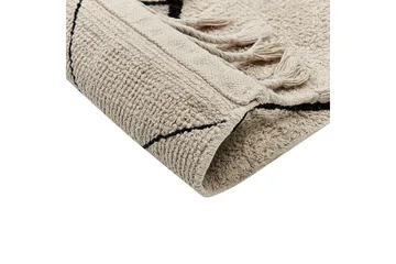 Erler Bomullsmatta 140x200 cm - Beige - Textil & mattor - Mattor - Modern matta - Bomullsmatta
