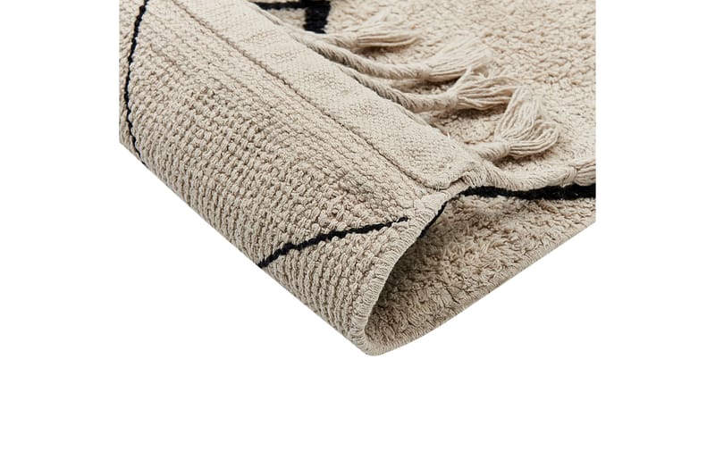 Erler Bomullsmatta 140x200 cm - Beige - Textil & mattor - Mattor - Modern matta - Bomullsmatta
