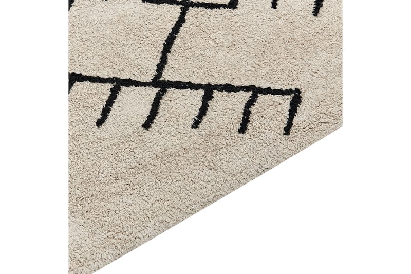 Erler Bomullsmatta 140x200 cm - Beige - Textil & mattor - Mattor - Modern matta - Bomullsmatta