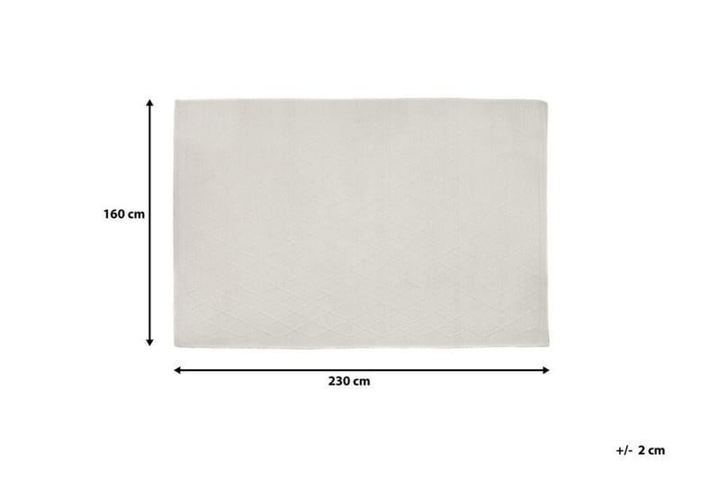 Erzin Matta 160x230 cm - Vit - Textil & mattor - Mattor - Modern matta - Ullmatta