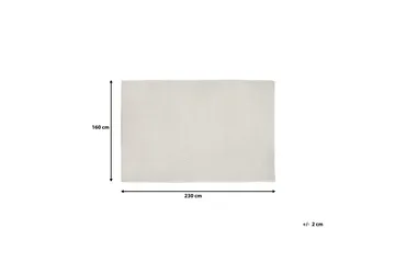 Erzin Matta 160x230 cm - Vit - Textil & mattor - Mattor - Modern matta - Ullmatta