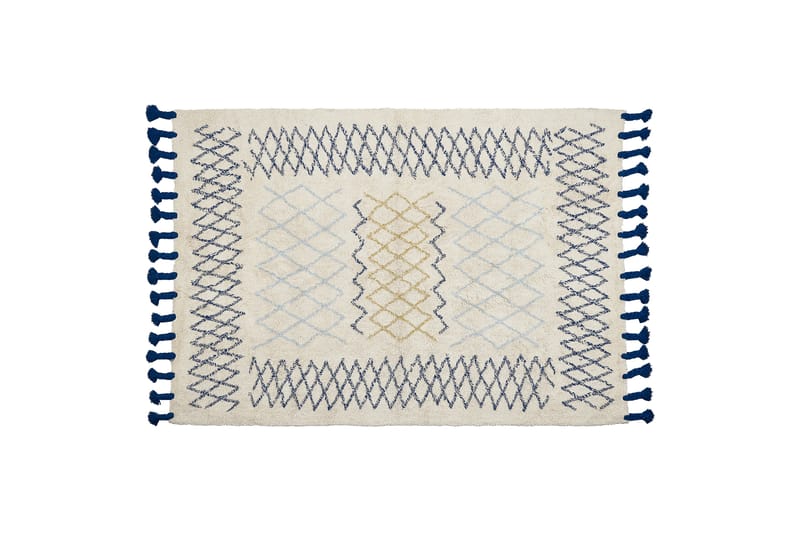 Erzincan Bomullsmatta 140x200 cm - Beige - Textil & mattor - Mattor - Modern matta - Bomullsmatta