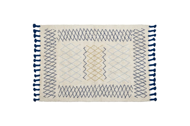 Erzincan Bomullsmatta 160x230 cm - Beige - Textil & mattor - Mattor - Modern matta - Bomullsmatta