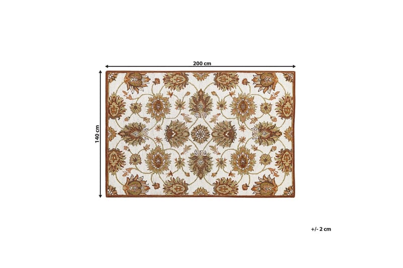 Ezine Ullmatta 140x200 cm - Beige - Textil & mattor - Mattor - Modern matta - Ullmatta