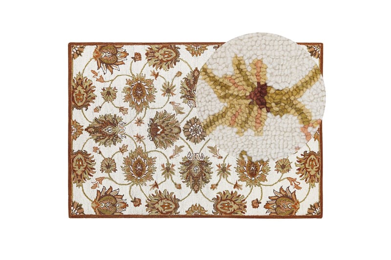 Ezine Ullmatta 160x230 cm - Beige - Textil & mattor - Mattor - Modern matta - Ullmatta