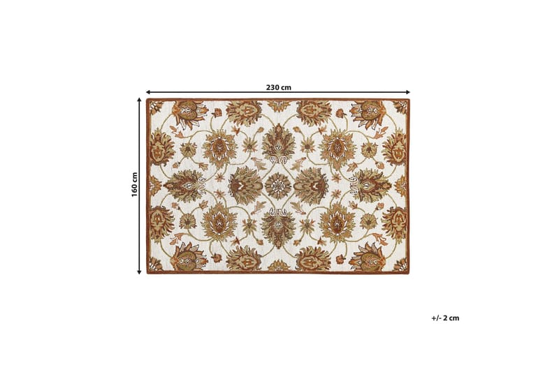 Ezine Ullmatta 160x230 cm - Beige - Textil & mattor - Mattor - Modern matta - Ullmatta