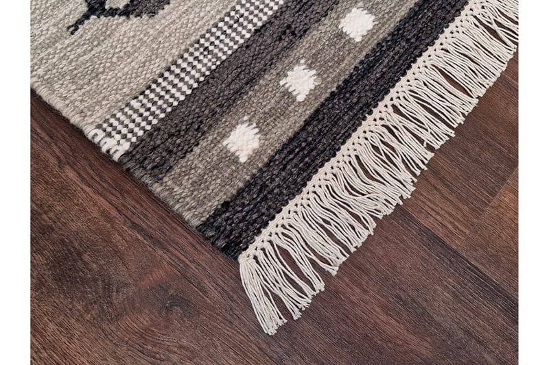 Fagersta Ullmatta 140x200 cm Rektangulär - Grå - Textil & mattor - Mattor - Modern matta - Ullmatta