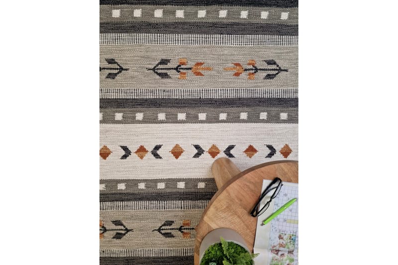 Fagersta Ullmatta 240x340 cm Rektangulär - Grå - Textil & mattor - Mattor - Modern matta - Ullmatta