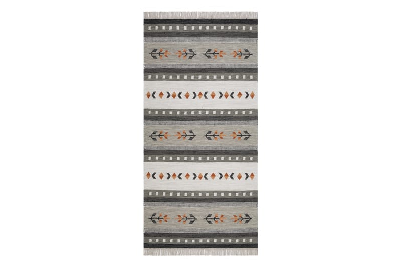 Fagersta Ullmatta 80x200 cm Oblong - Grå - Textil & mattor - Mattor - Modern matta - Ullmatta