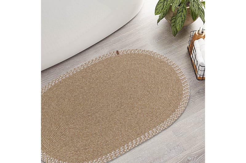 Fielo Bomullsmatta 80x120 cm Rektangulär - Beige - Textil & mattor - Mattor - Modern matta - Bomullsmatta