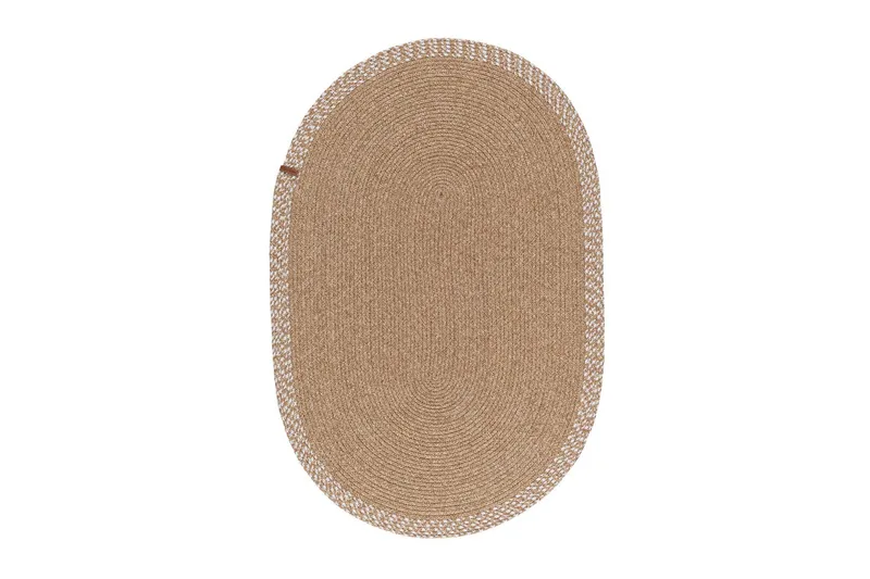 Fielo Bomullsmatta 80x120 cm Rektangulär, Beige