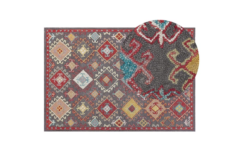 Finike Ullmatta 140x200 cm - Beige - Textil & mattor - Mattor - Modern matta - Ullmatta