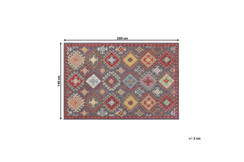 Finike Ullmatta 140x200 cm - Beige - Textil & mattor - Mattor - Modern matta - Ullmatta
