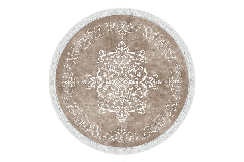 Alanur Home Matta 100x100 cm - Beige - Textil & mattor - Mattor - Modern matta - Friezematta